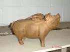 cast iron pig w/ wings