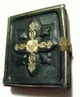 1800's Miniature album with tintypes photos