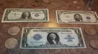 1878CC;1892CC;1893-O Morgans & 1921 Peace Dollar