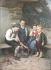 KPM Porcelain Plaque, 19th to Early 20th c.,