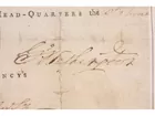 George Washington Military Document Signed,
