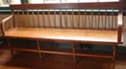 19th C Pine Spindle Back Settee