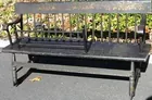 Hitchcock rocking bench