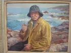 LARGE JOSEPH MARGULIE OIL ON CANVAS