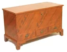 Paint Decorated Blanket Chest