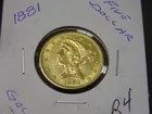 R-4M /45,99 1881-LIBERTY GOLD