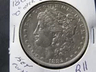 R-11 ABOUT UNC, SILVER $, 1882 O OVER S