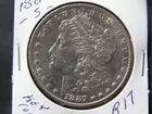 R-17,GEMUNC SILVER $1.00, 1887-S KEY COI
