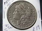 R-19, UNC SILVER $1.00, 1891-CC, KEY