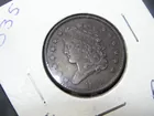 R-44, EF/AU, HALF CENT 1835, 