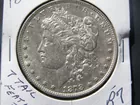 R-7 GEMUNC SILVER $ 1878-7 TAIL FEATHERS