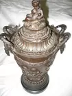 19th C. Bronze Mantle Urn