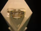 Custom 1ct Diamond Cluster Ring