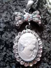 CAMEO WITH SWAROVSKI CRYSTALS