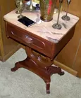 Mahogany Marble Table