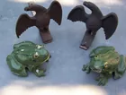 Hand Painted Lead Frogs