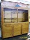 2 Piece Oak Cabinet