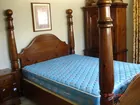 Md. Dark Pine B-room set-Queen