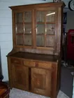 PINE & CHESTNUT STEP BACK CUPBOARD