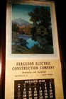 1948 Parrish calender-Ferguson Electric advert.