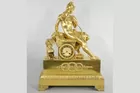 French Gilt Bronze Clock