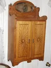 fancy OAK medicine cabinet