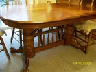 Starburst Oak Dinnette By Merritt Family Auctions