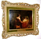 OIL ON BOARD PAINTING BY FREDERIK GOODHALL