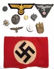 NAZI PATCHES-PINS AND ARMBANDS