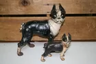 OLD CAST IRON DOORSTOPS... HUBLEY?
