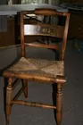 SET OF 4 SIGNED HITCHCOCK CHAIRS
