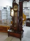 Rare Oak Hall Rack w/Clock Centerpiece
