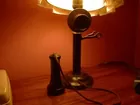 2 CANDLE STICK PHONES { OR LAMPS }