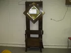 Hall Seat Oak with Mirror