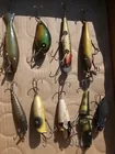 CARD OF ANTIQUE LURES 