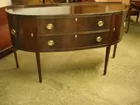 MAHOGANY SIDEBOARD W/ RD ENDS