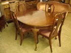 QUEEN ANN CHERRY TABLE & 4 CHAIRS