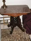Eastlake marble top table