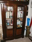 Walnut 2 door book case