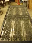 GLASS DOOR W/ WOUGHT  IRON