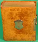 Antique Green Velvet Photo Album 