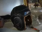 Leahter footballl helmet