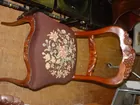 Set of  6 Carved Grape & Leaf Dining Chairs