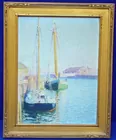 Oil on academy board signed Gerrit Beneker