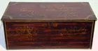 Skowhegan, Maine Paint Decorated Blanket Box