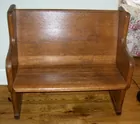 Lyn Liechty Auctions, Small Oak Church Pew