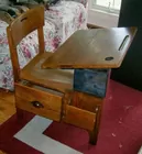 Lyn Liechty Auctions, Antique Oak School Desk