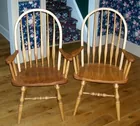 Lyn Liechty Auctions, Amish Built Oak Chairs