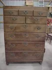 SIGNED & DATED(ALEXANDER GETTY'S) TALL CHEST