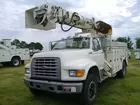 1995 Ford F-800 Single Axle Digger Derrick Truck